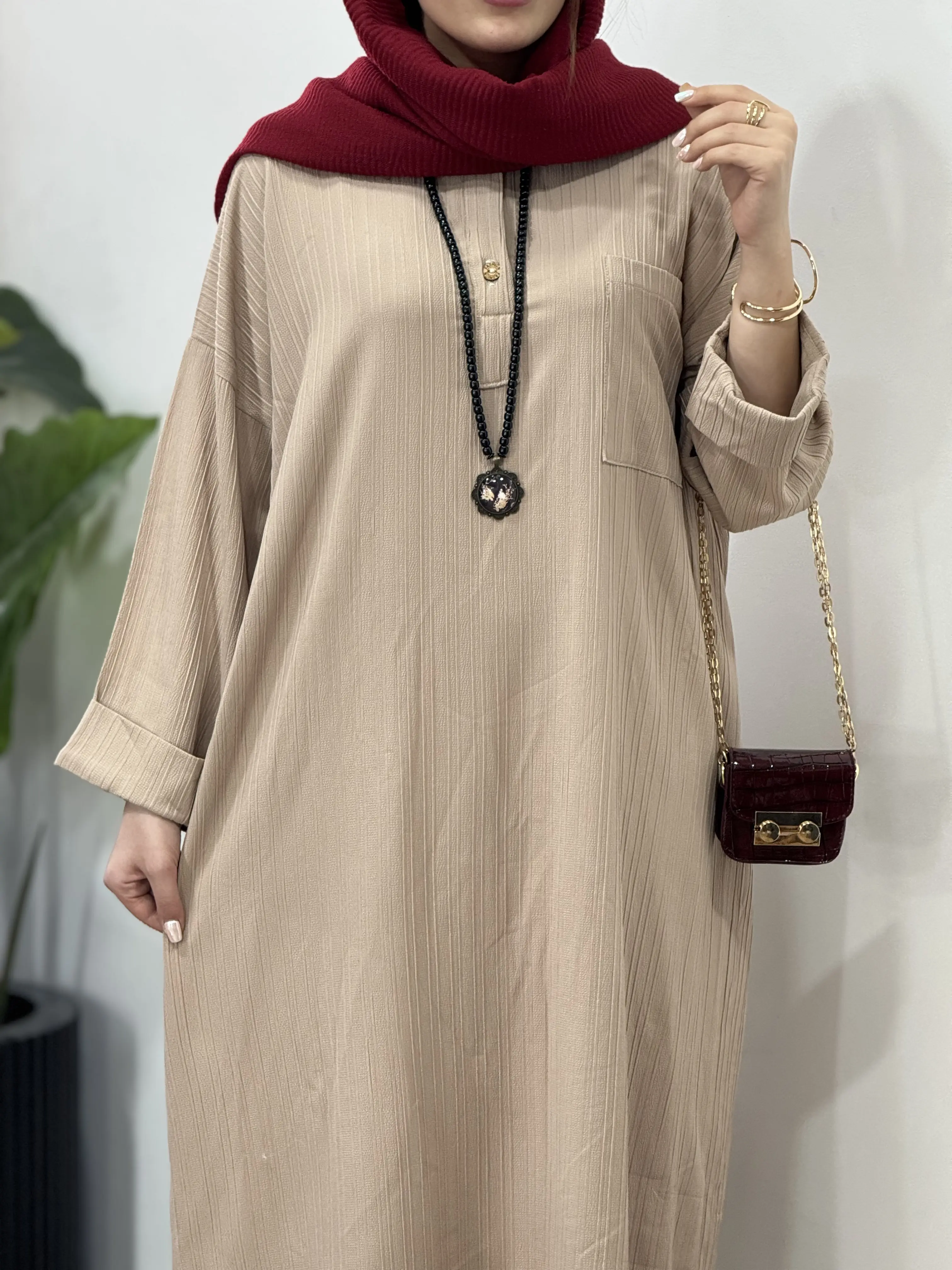 پیراهن مانتویی سیما(ایراددار)